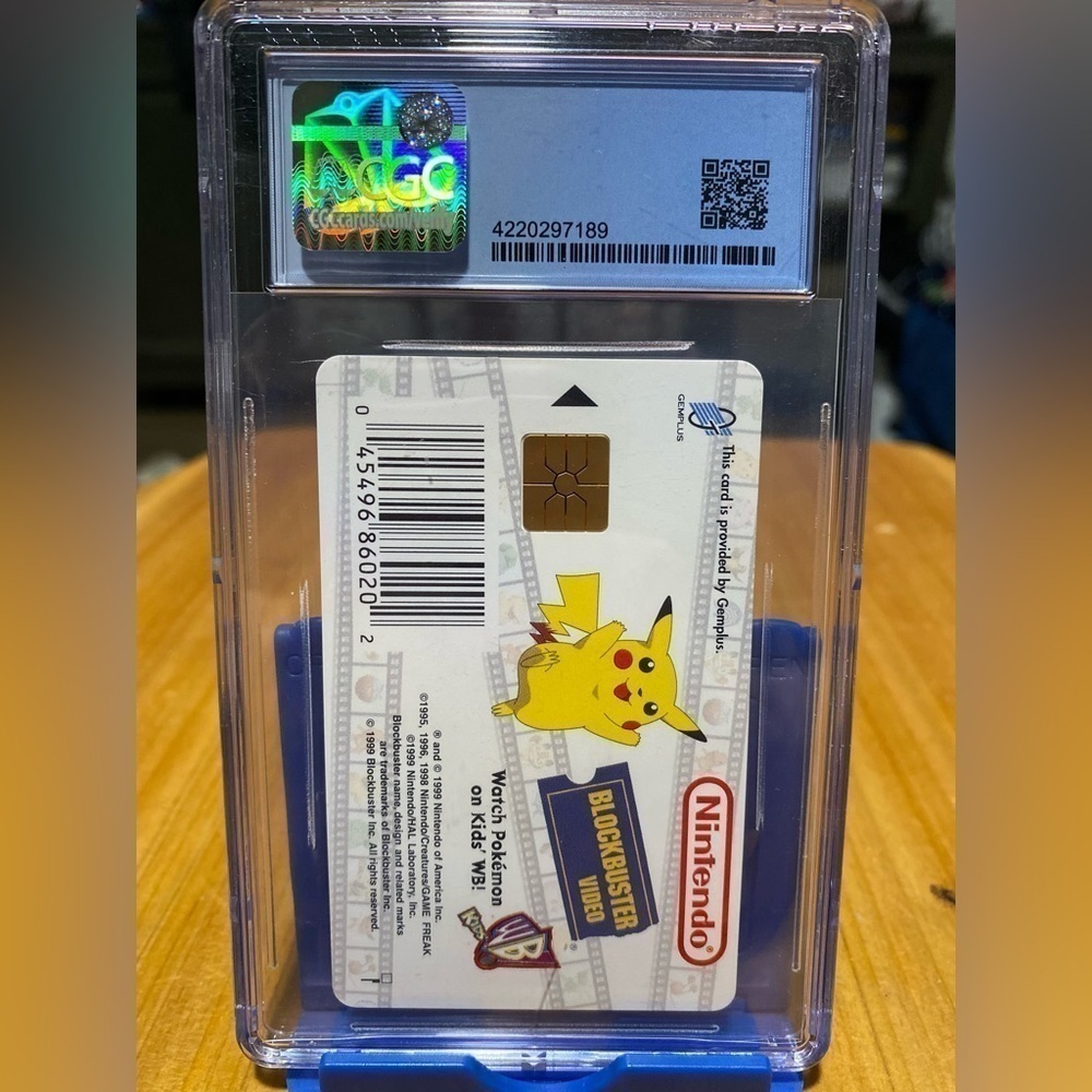 Pokemon 1999 JIGGLYPUFF Blockbuster POKEMON SNAP Card “WHITE” CGC PRISTINE 10 - Picture 2 of 2